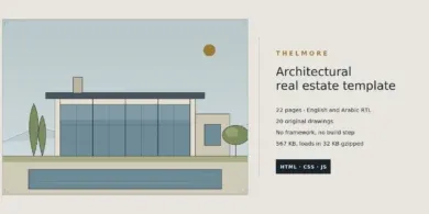 قالب Thelmore العقاري: