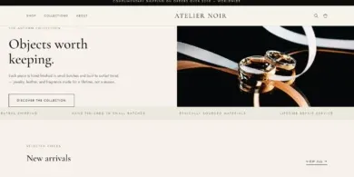 قالب Atelier Noir:
